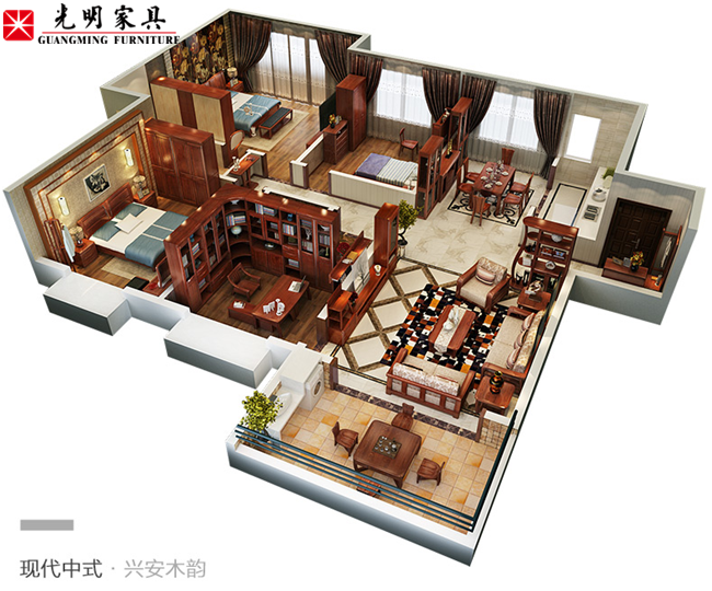 實(shí)木家具圖片欣賞，直觀體驗(yàn)實(shí)木家具圖片效果
