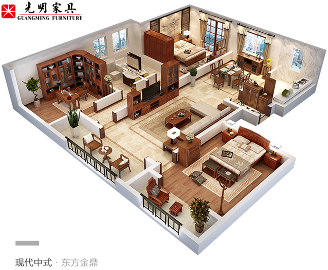 室內(nèi)污染危害大！環(huán)保實(shí)木家具成首選