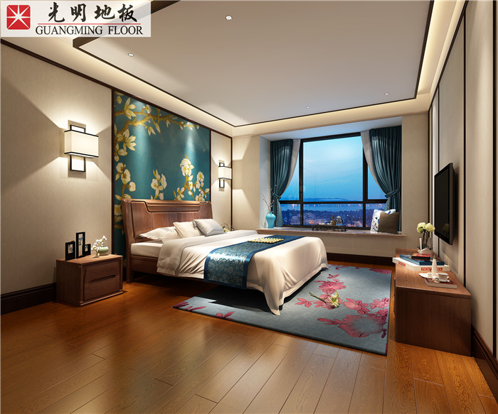 巧用實(shí)木地板裝飾室內(nèi)空間有創(chuàng)意！